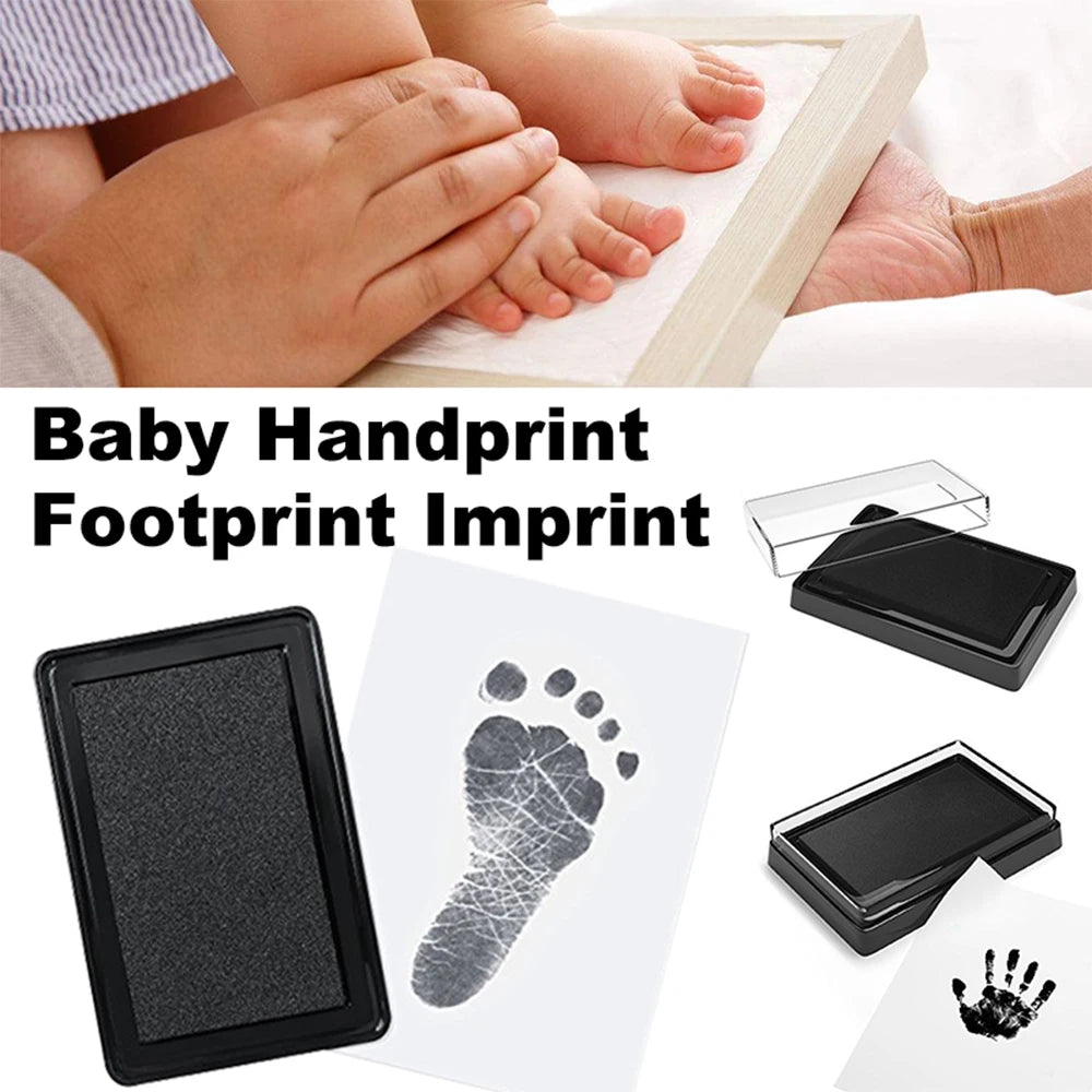 Non-toxic baby handprint kit for newborn footprint keepsake