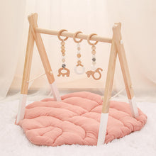 Baby crawling game blanket made of soft cotton for safe indoor play

