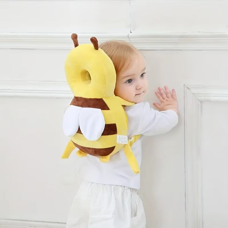 Baby head protector pillow with cartoon design to prevent fall injuries

