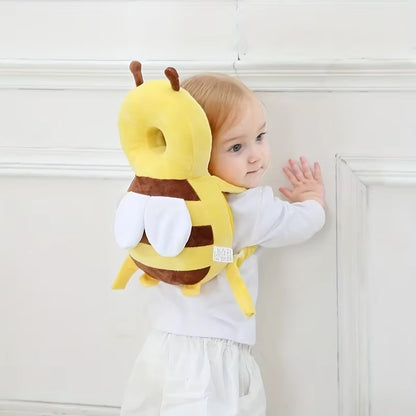 Baby head protector pillow with cartoon design to prevent fall injuries

