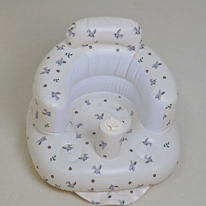 Baby inflatable sitting chair for safe and comfy support during play or feeding

