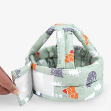 Baby head protection hat with soft padding for indoor safety and fall prevention

