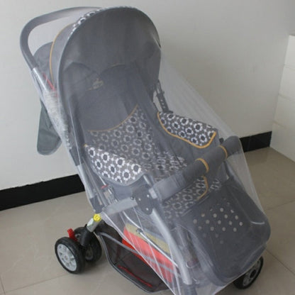 Universal baby stroller mosquito net for bug protection during outdoor walks

