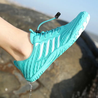 Breathable quick-dry water shoes for beach, river, and outdoor activities

