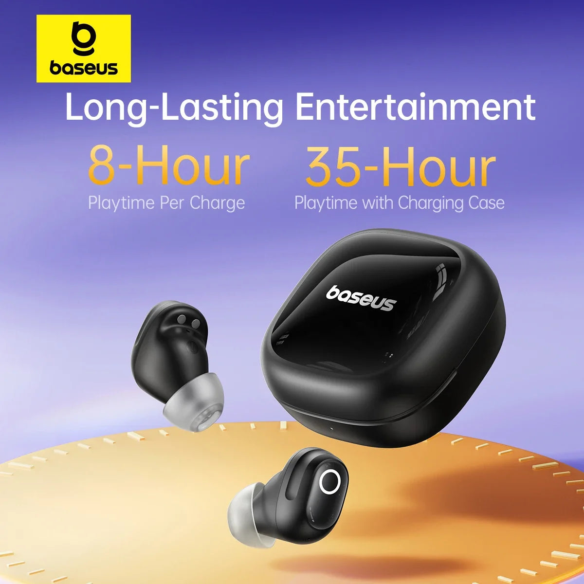 Baseus Bass BD1 Wireless Earphones with Bluetooth 5.4 and 38H Battery Life