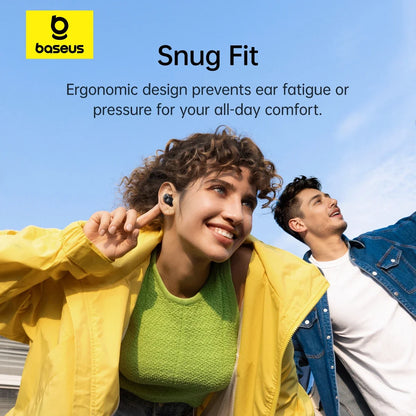 Baseus Bass BD1 Wireless Earphones with Bluetooth 5.4 and 38H Battery Life