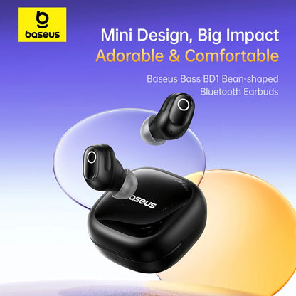 Baseus Bass BD1 Wireless Earphones with Bluetooth 5.4 and 38H Battery Life