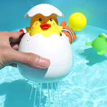 Colorful cute water egg toy for toddlers in bath and pool play

