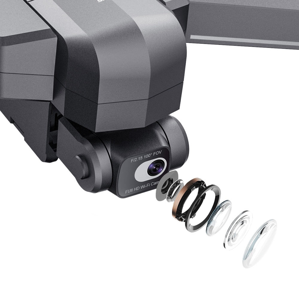 GPS drone hovering with stable gimbal camera system