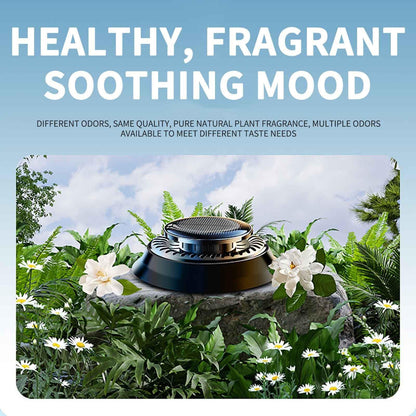 Flag Village Auto Tools Car Air Freshener, Solar Rotating Car Essential Oil Diffuser, Car Interior Decor Accessories, Odor Eliminator For Car Office Home Car Aromatherapy Car Essential Oil Diffuser Auto Diffuser
