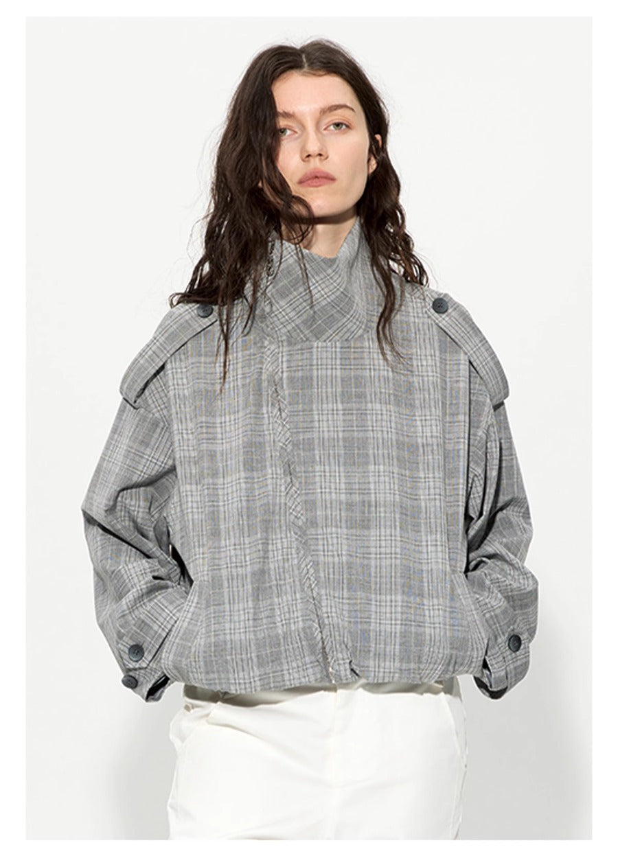 Houndstooth Jacket and Cropped Pants Set