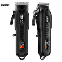 Professional barber clippers with digital display for haircut and beard