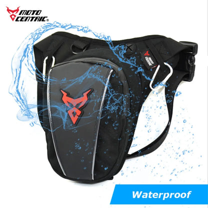 Tactical waterproof motorcycle leg bag for thigh and waist storage

