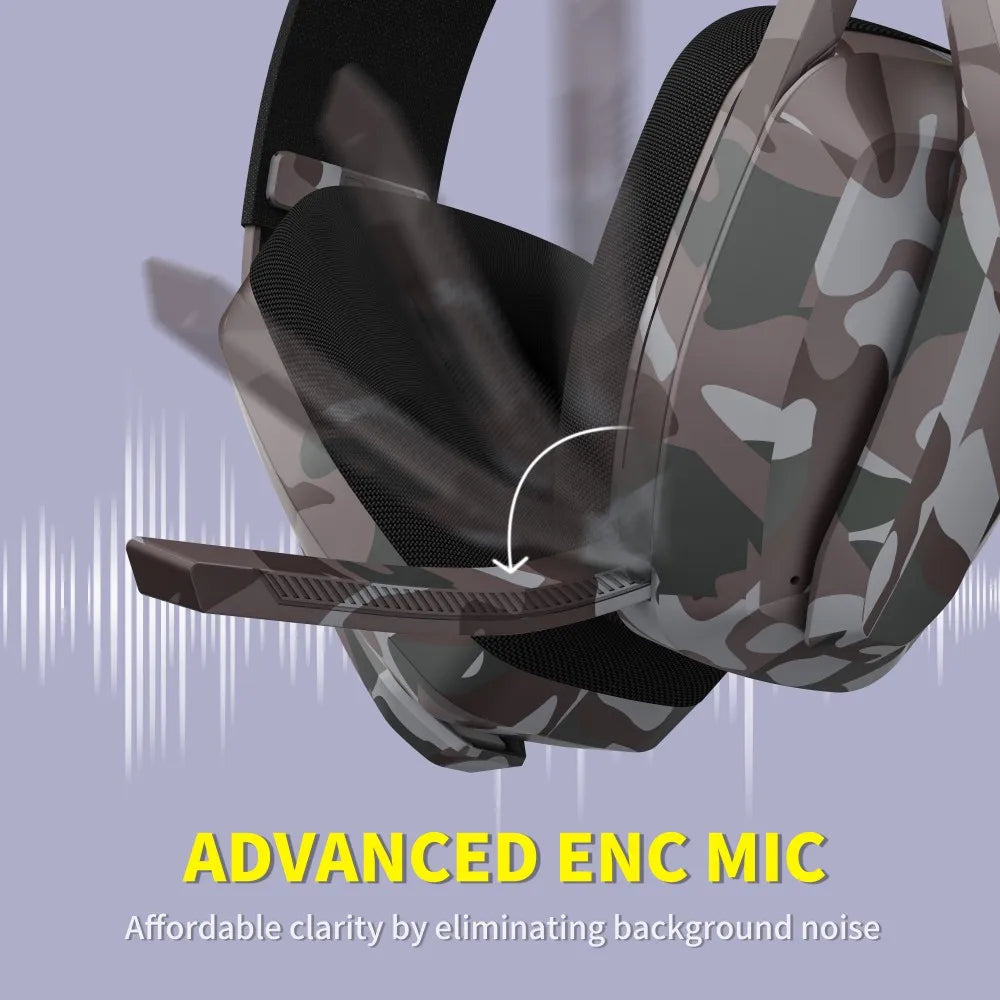BINNUNE BW06 wireless gaming headset for PS5 with mic and Bluetooth support

