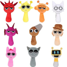 Soft incredibox plush toy for kids featuring cartoon game character

