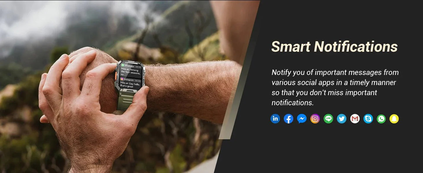 Blackview 2024 New Smart Watch 2.01'' HD Display Smartwatch for Outdoor with Emergency Lighting Bluetooth Calling 900mAh 30 days