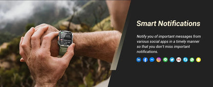 Blackview 2024 New Smart Watch 2.01'' HD Display Smartwatch for Outdoor with Emergency Lighting Bluetooth Calling 900mAh 30 days