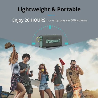 Tronsmart portable Bluetooth speaker with waterproof design and dual drivers

