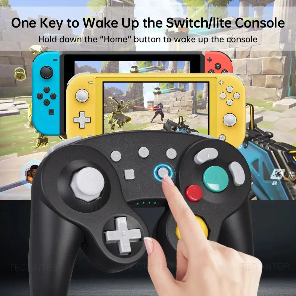 Bluetooth Gamepad for Switch and PC – GC style wireless controller


