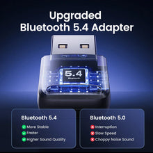 UGREEN Bluetooth USB Adapter for PC - Wireless Audio and Keyboard Connection

