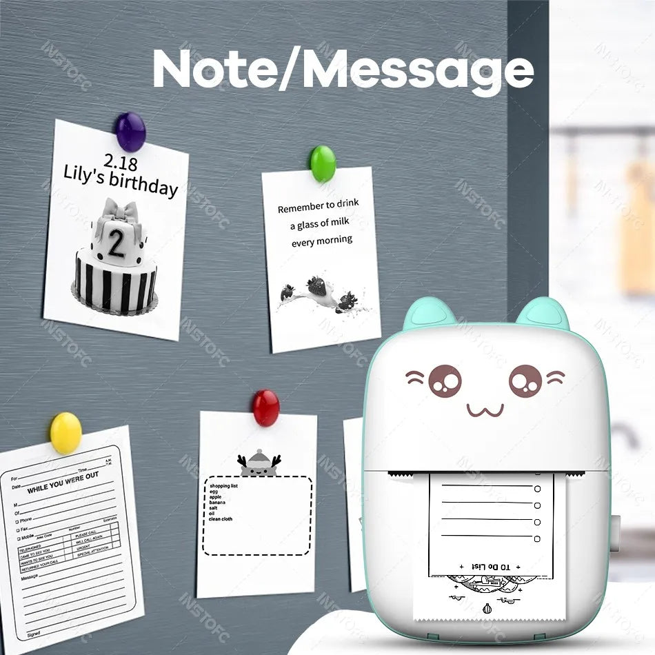 "Mini Thermal Sticker Printer for iOS, Android, and 58mm label printing"