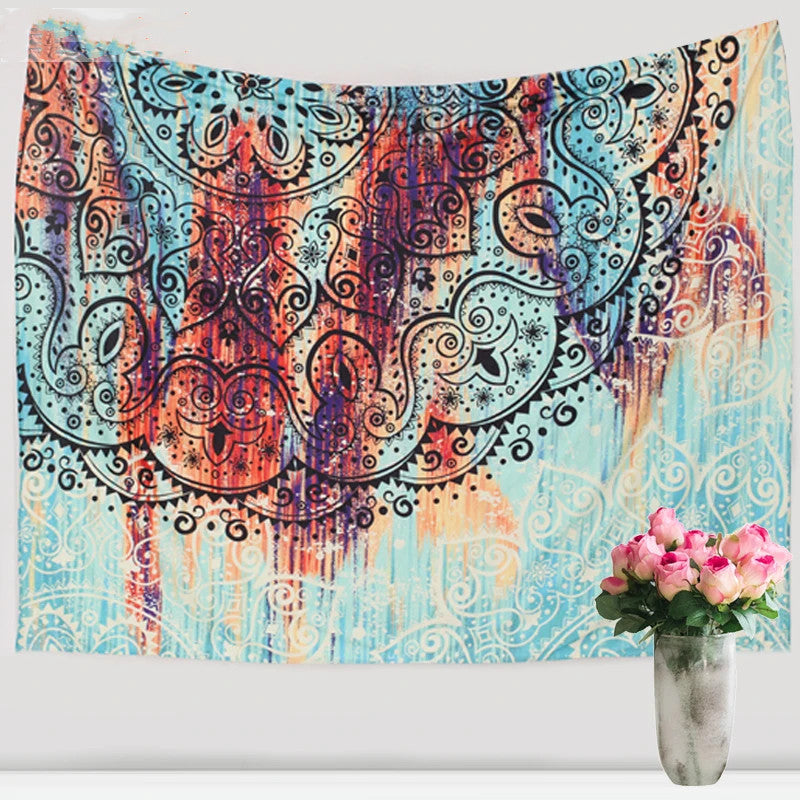 boho flower tapestry