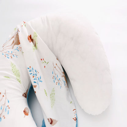 Breastfeeding U shaped pillow for infant support and nursing comfort

