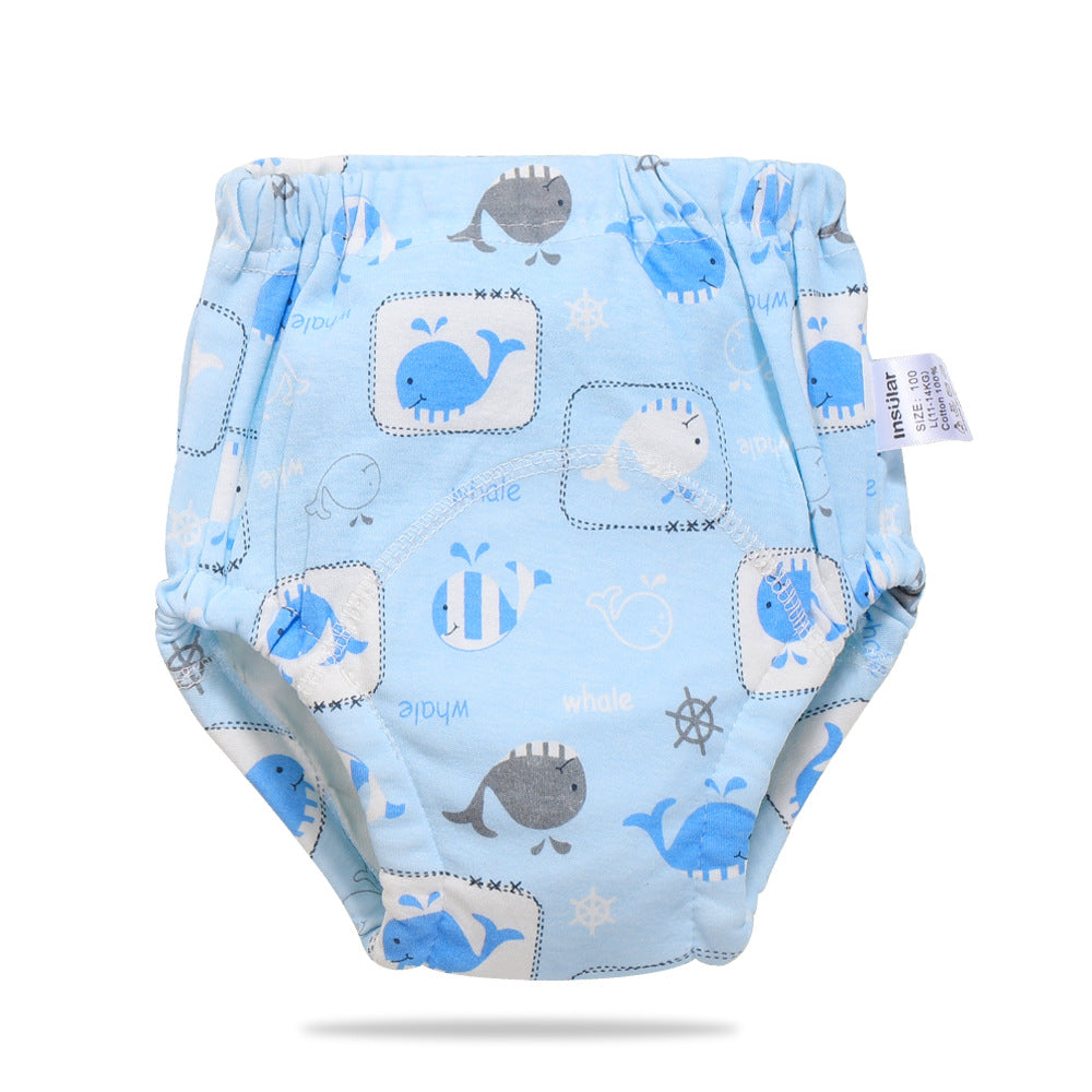 Breathable baby cloth diapers made with soft fabric for reusable use

