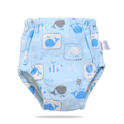 Breathable baby cloth diapers made with soft fabric for reusable use

