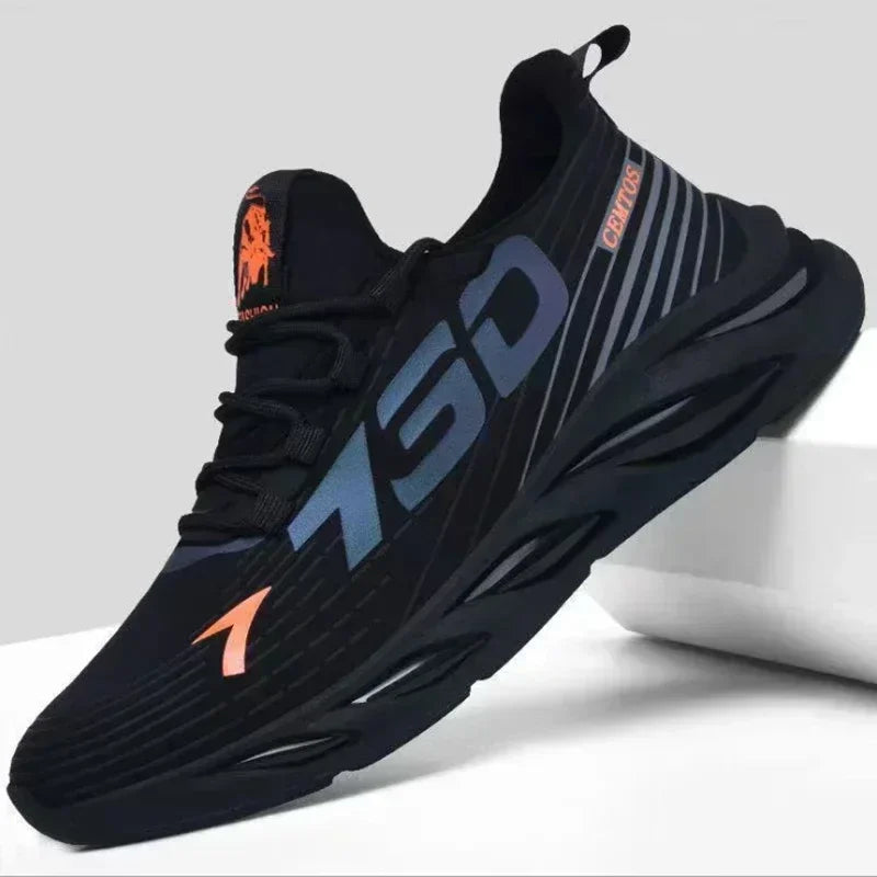 Lightweight summer casual sneakers for men with breathable mesh and soft non-slip sole

