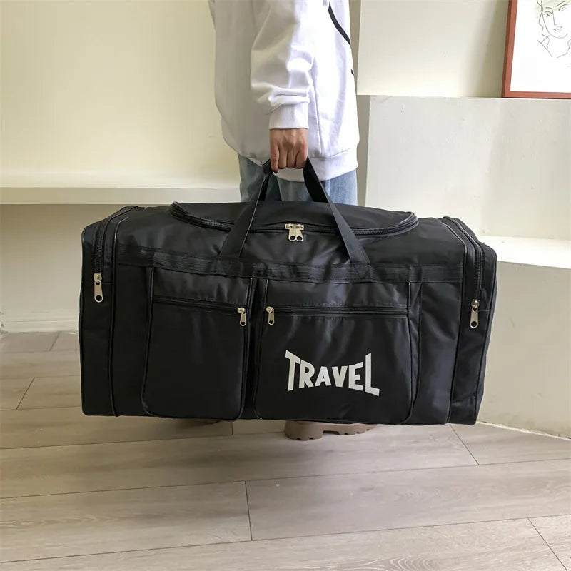 Foldable Travel Duffel Bag waterproof large capacity sports and business bag

