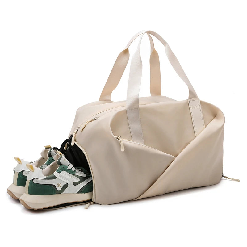 Large capacity travel bag for business, gym, and short leisure trips, lightweight and simple design

