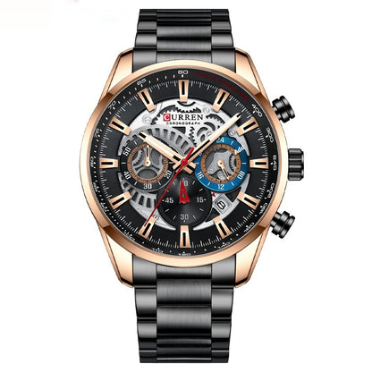 Men's Six-Hand Quartz Fashion Casual Watch