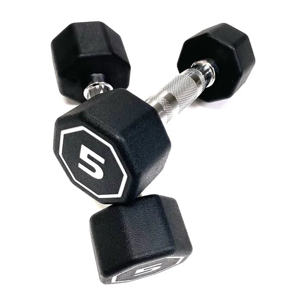 Premium Octagonal Dumbbell, Large Numbers, Hard Chrome Plated Handle Dumbbells To Assist With Push-Ups, 5 Lbs Set Of 2 Support For Self-pickup Face Sheet, Daily Face Sheet Submission Deadline 16-00