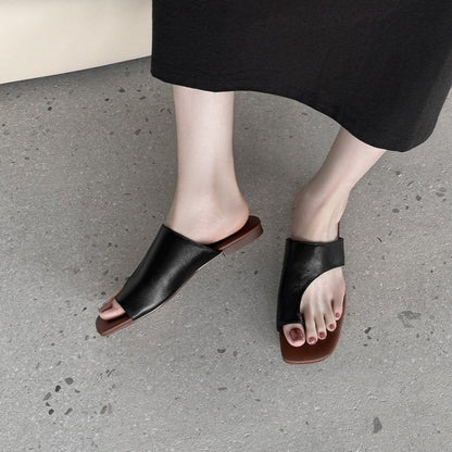 2026 New Fashion Bow Slip-On Slide Sandals, Versatile Open To Outdoor Women Shoes