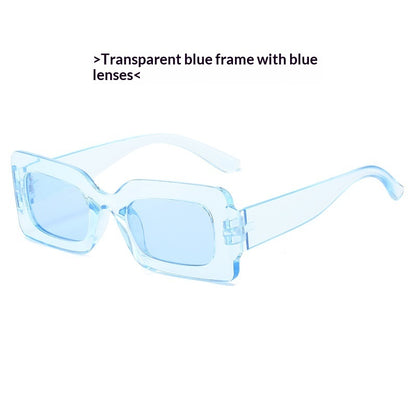 Retro Square Small-Frame Cross-Border Personalized Sunglasses