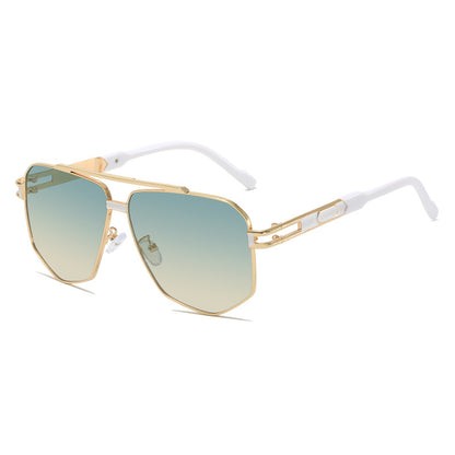 Affordable Luxury Fashion Metal Mens Sun-Protective Sunglasses