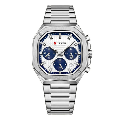 Six hand waterproof calendar couples watch elegant style