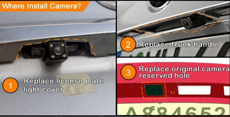 car reversing view