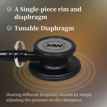 Professional cardiology stethoscope with double-sided chestpiece for medical diagnostics

