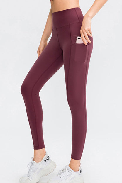 Women's Wide Waistband Leggings, high-waisted stretchy activewear for workouts and casual wear.
