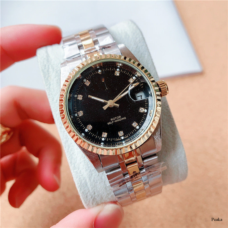 luxury stainless steel mechanical 