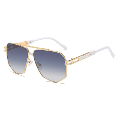 Affordable Luxury Fashion Metal Mens Sun-Protective Sunglasses