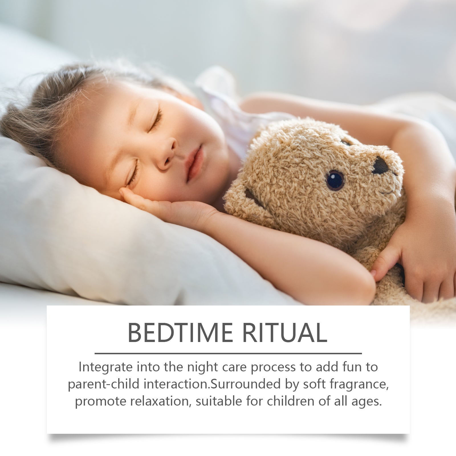 Children’s bedtime lotion with lavender for soft, calm, and hydrated skin

