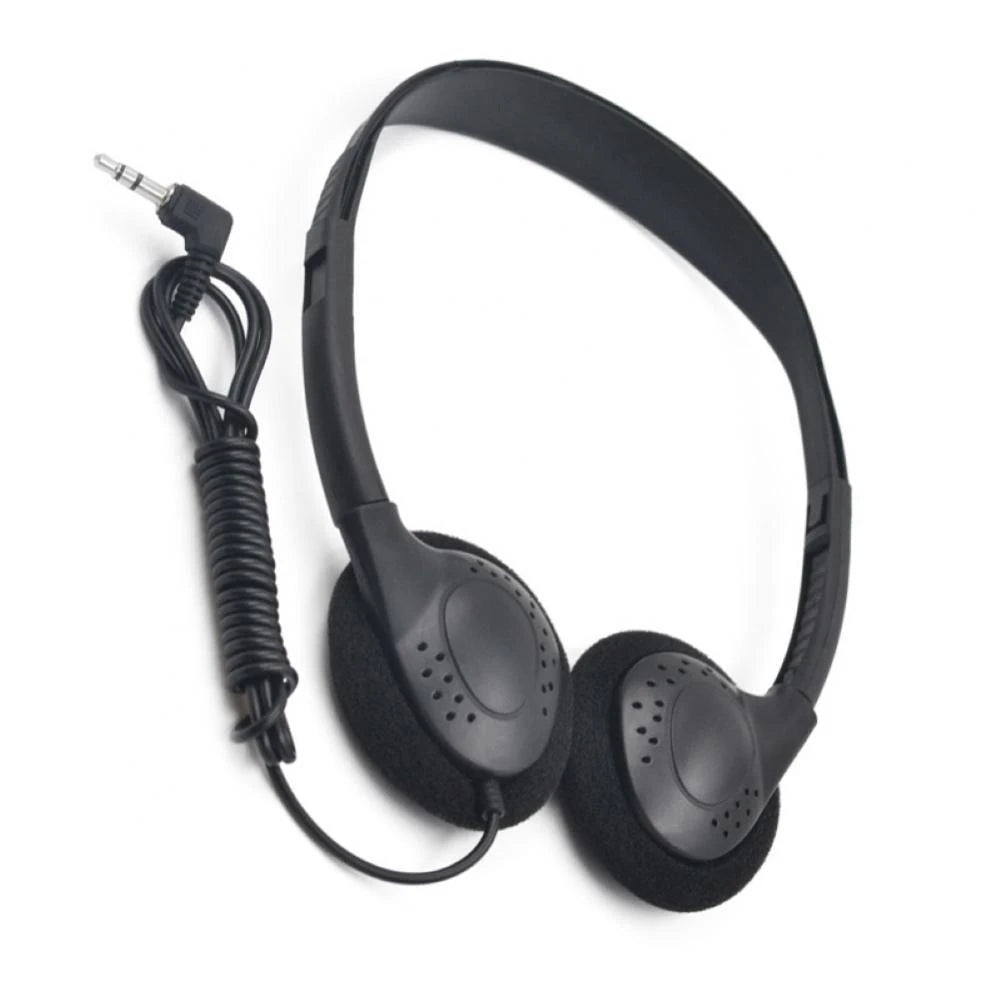 Noise Reduction Wired Headphones with 3.5mm Jack and Comfortable ABS Design for Gamers