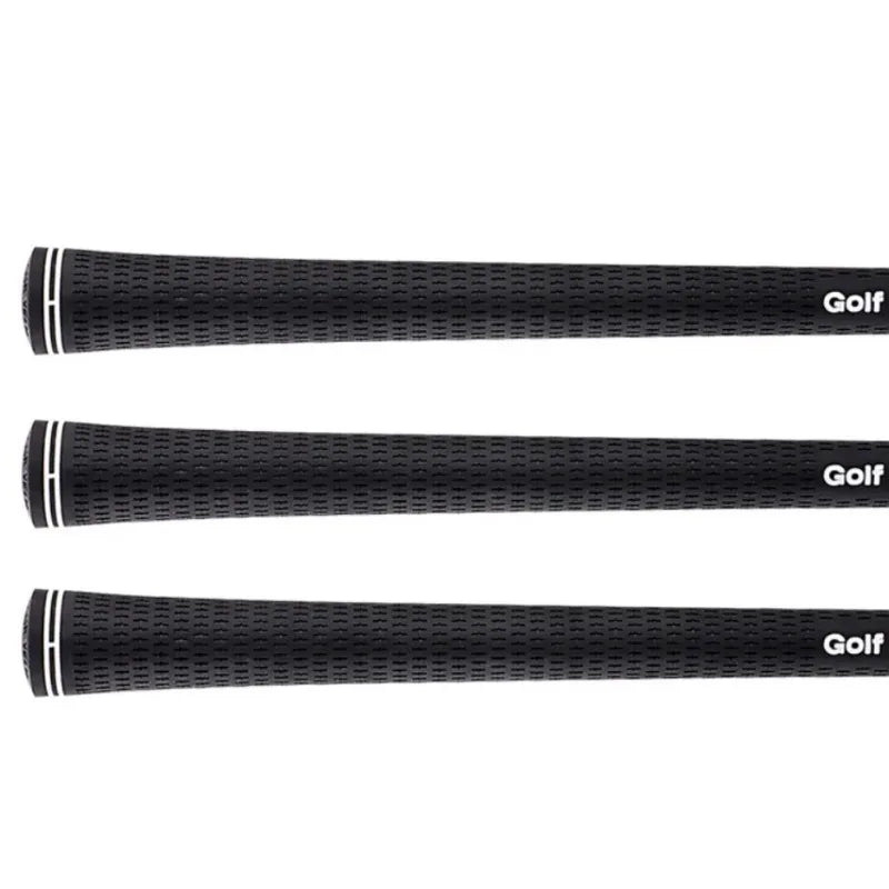 Classic Cross Pattern Golf Rubber Grips for Non-Slip Club Control and Comfortable Swing Performance