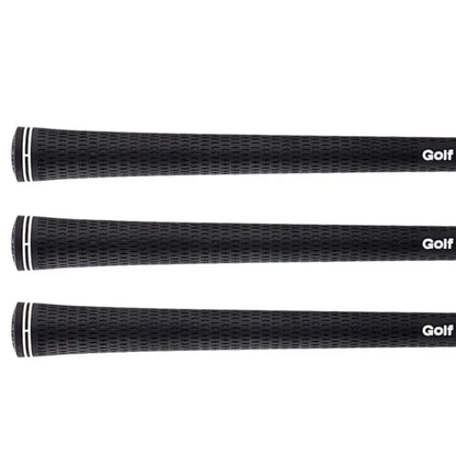 Classic Cross Pattern Golf Rubber Grips for Non-Slip Club Control and Comfortable Swing Performance