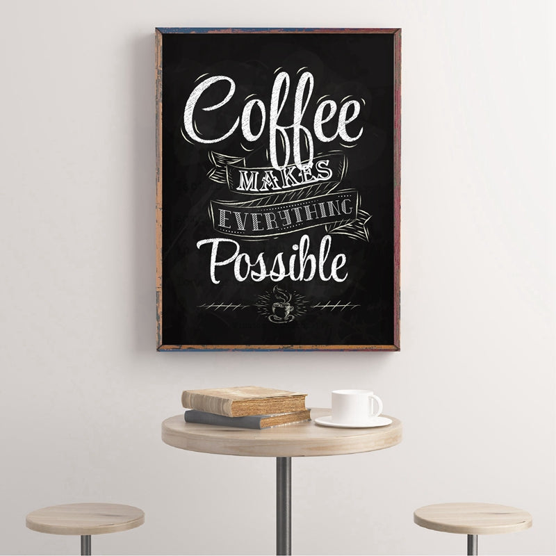 coffee wall poster