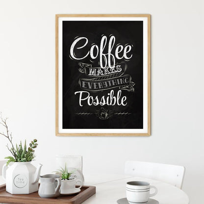 coffee wall poster