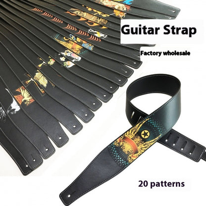 color guitar strap design